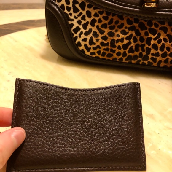 Auth New Gucci Square Mirror with Leather Case (Card Holder) - Picture 5 of 10